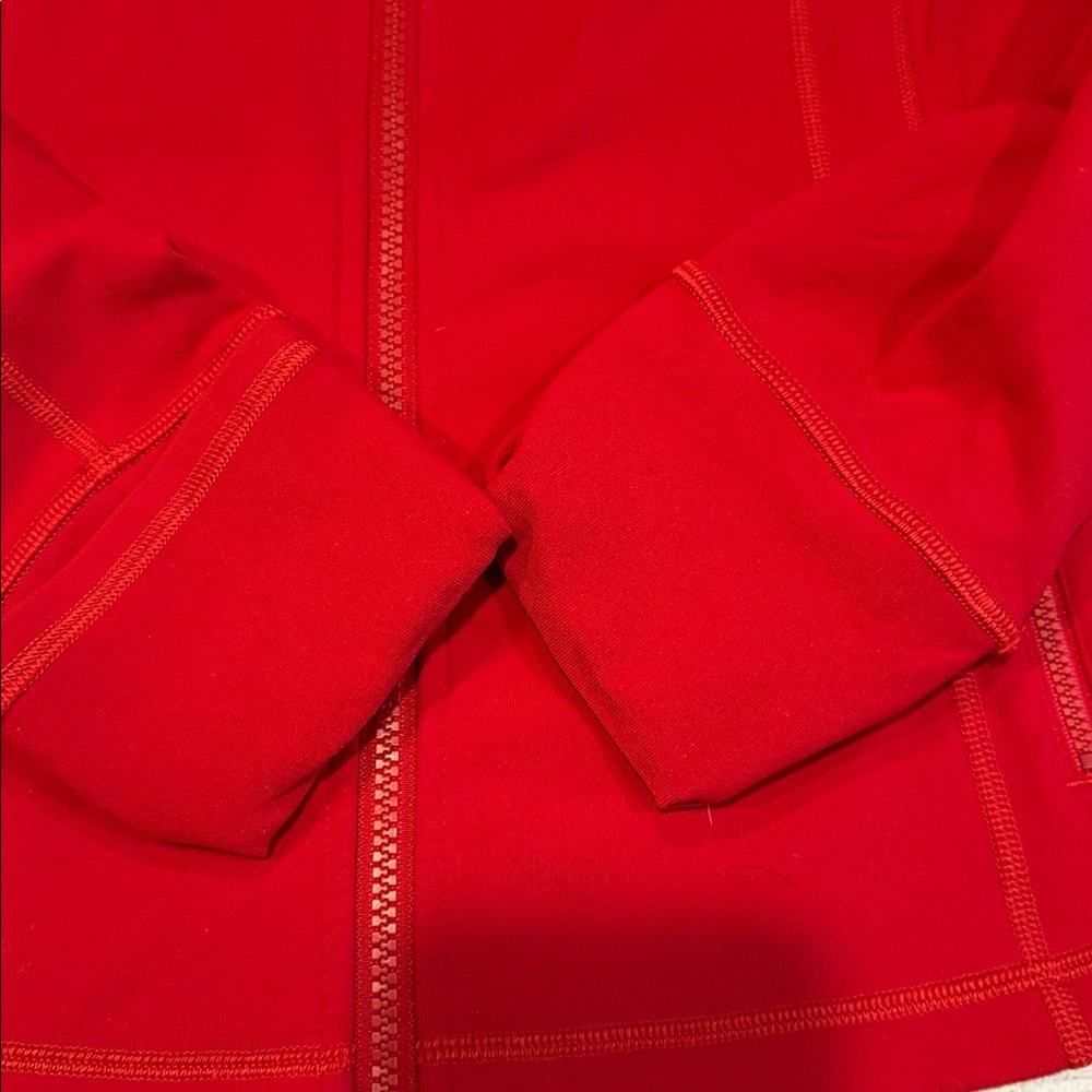 🍋Women’s Lululemon Define Jacket ❤️RARE❤️Size 16 Dark Red W4AWKS🍋 - Picture 11 of 16